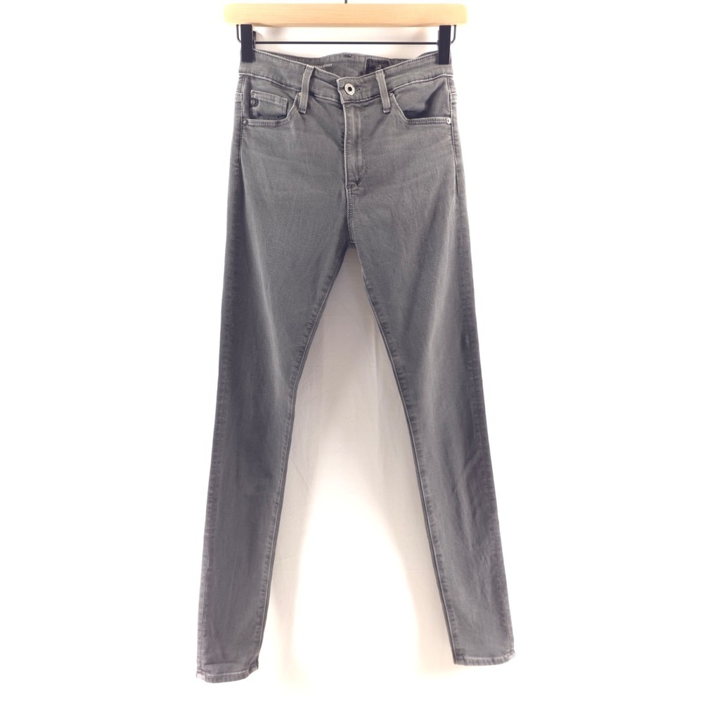 AG Adriano Goldschmied Women Jeans The Farrah Skinny 25R Grey High‎ Rise